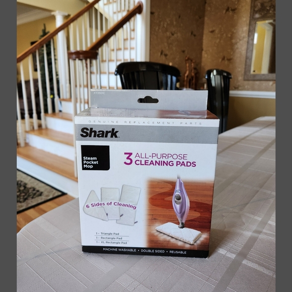 Brand New Shark All Purpose Cleaning Pads 3 Pack - Picture 2 of 4